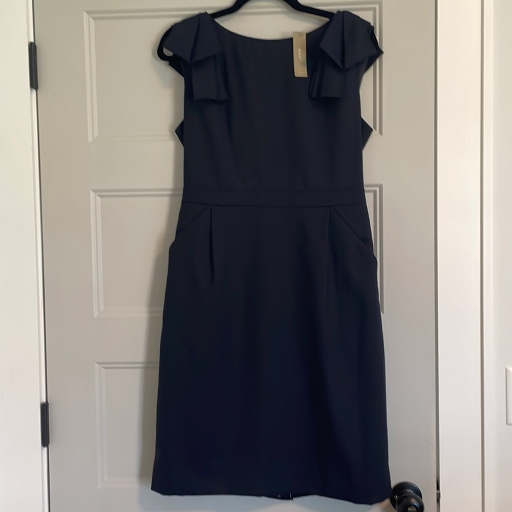 J Crew Bow Shoulder Sheath